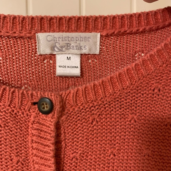 🍂Women’s Christopher&Banks Button up Cardigan - Picture 3 of 4